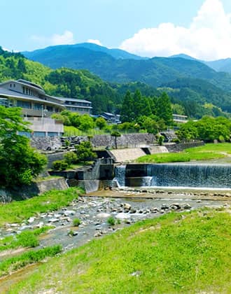 中津川の豊かな自然